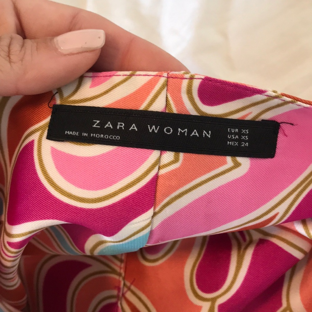 Zara Woman Printed Crop XS - Picture 6 of 6